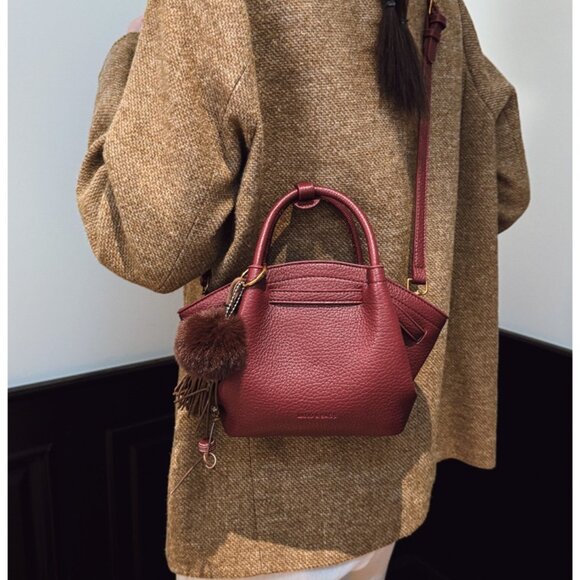 CHIC Pleated Tote Bag - Crossbody & Top Handle /Multiple colors available - Picture 7 of 15